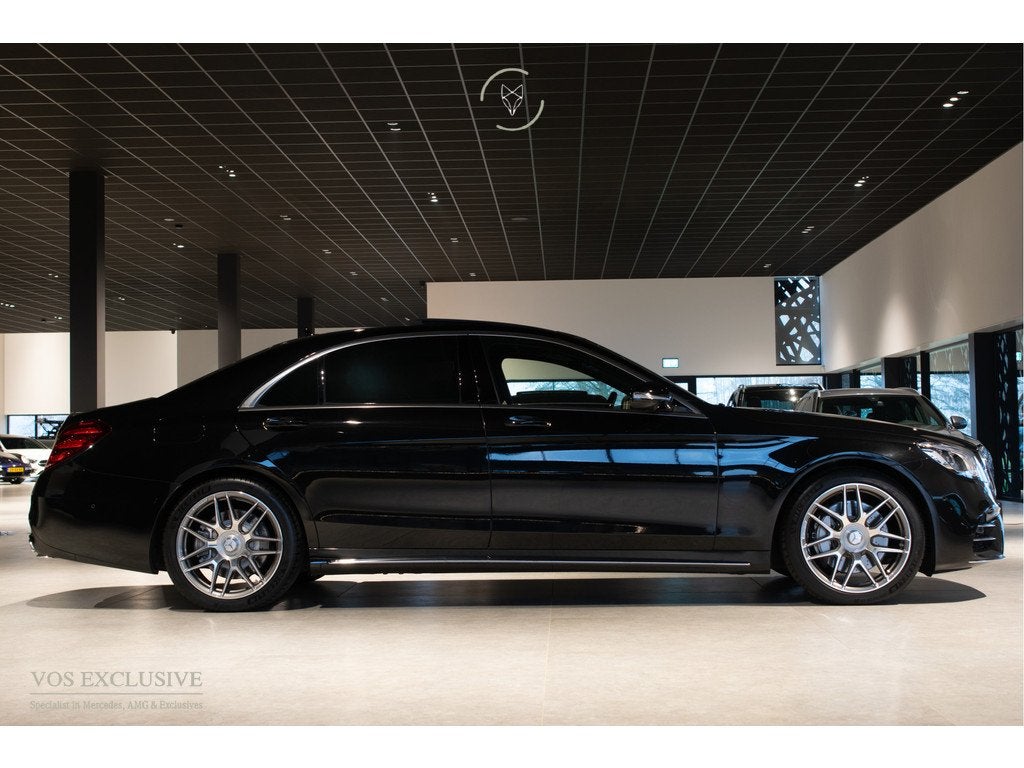 Mercedes-Benz S-Klasse 560 Lang 4-M AMG Exclusive|4*massage/, Auto's, Automaat, Gebruikt, Zwart, Bedrijf