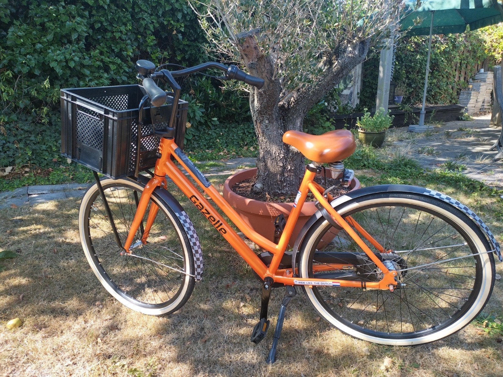 Gazelle limited Edition nr.00370, Fietsen en Brommers, Fietsen | Dames | Omafietsen, Ophalen, Terugtraprem, 53 tot 56 cm, Versnellingen