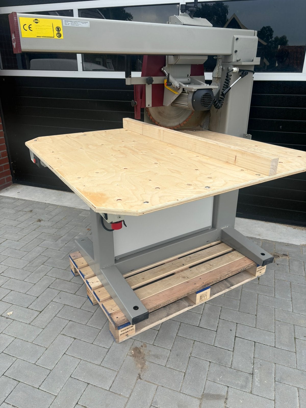 Harwi 625-H Afkortzaag / Trekzaag – 400 Volt – Motorrem, Doe-het-zelf en Verbouw, 70 mm of meer, Ophalen of Verzenden, Zo goed als nieuw