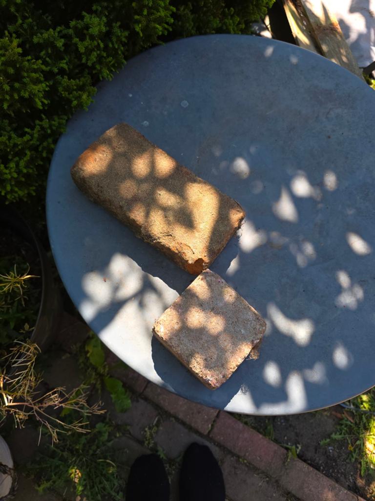 Gratis, Tuin en Terras, Ophalen of Verzenden, Gebruikt, Beton, Terrastegels