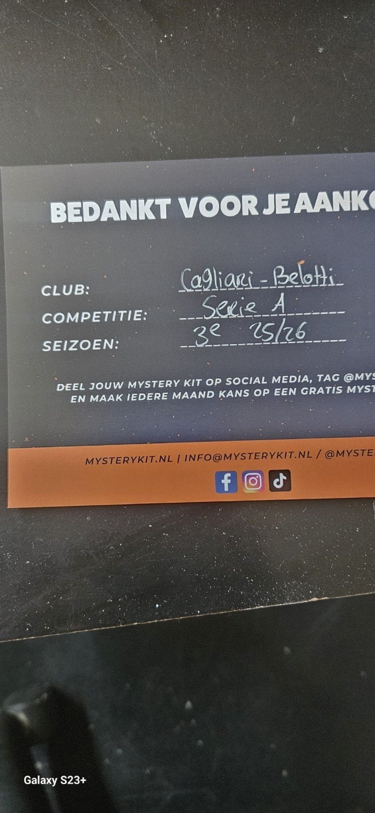 Cagliari Belotti 19 Thuisshirt 2025/2026 Serie A, EYE, Nieuw, Overige maten, Voetbal