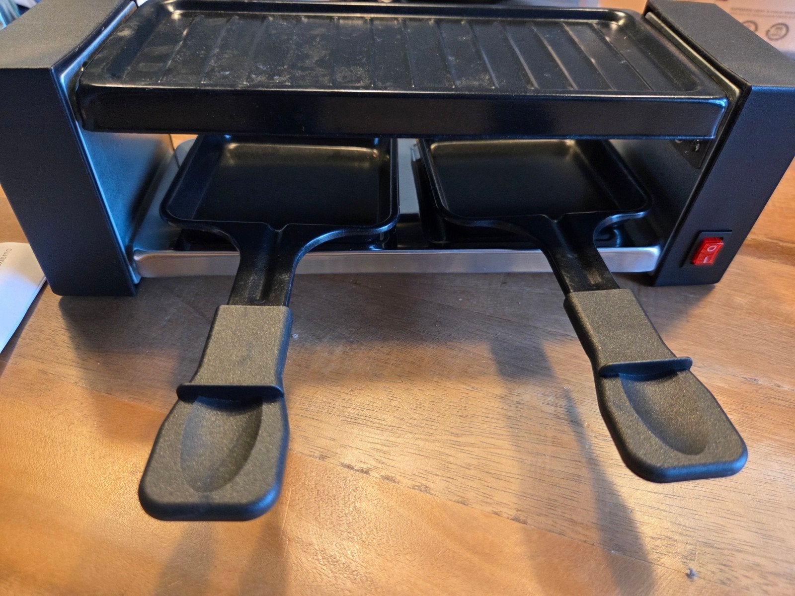 Tristar Raclette Grill/Gourmetstel met 2 pannetjes, Ophalen of Verzenden, Zo goed als nieuw, Minder dan 4 personen