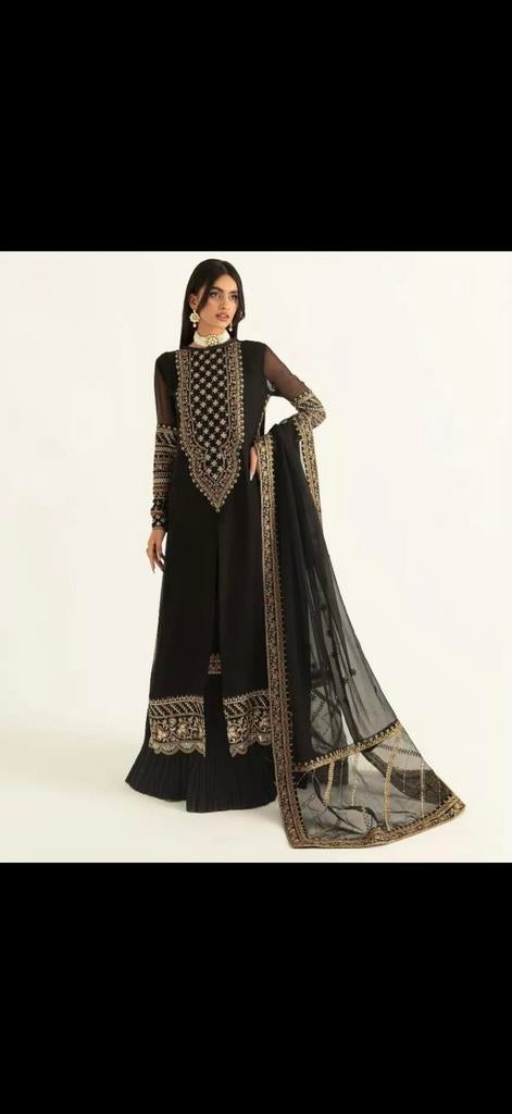 Indian pakistani wedding dress, Overige typen, Zwart, Ophalen of Verzenden, Zo goed als nieuw