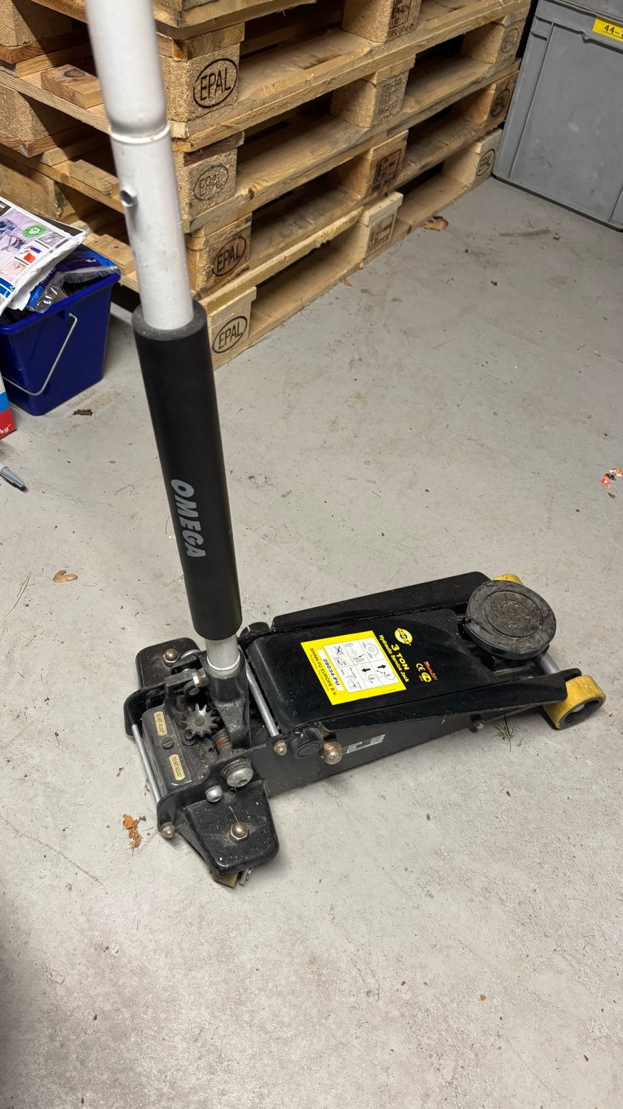Omega 3 Ton Hydraulische Garagekrik - Gebruikt, Ophalen, Gebruikt, Hydraulisch, Garagekrik