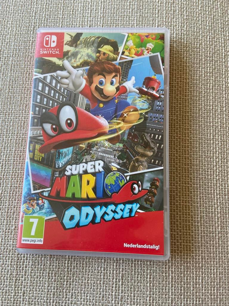 Super Mario Odyssey - Nintendo Switch (Nederlandstalig), Spelcomputers en Games, Gebruikt, 1 speler, Ophalen of Verzenden, Platform