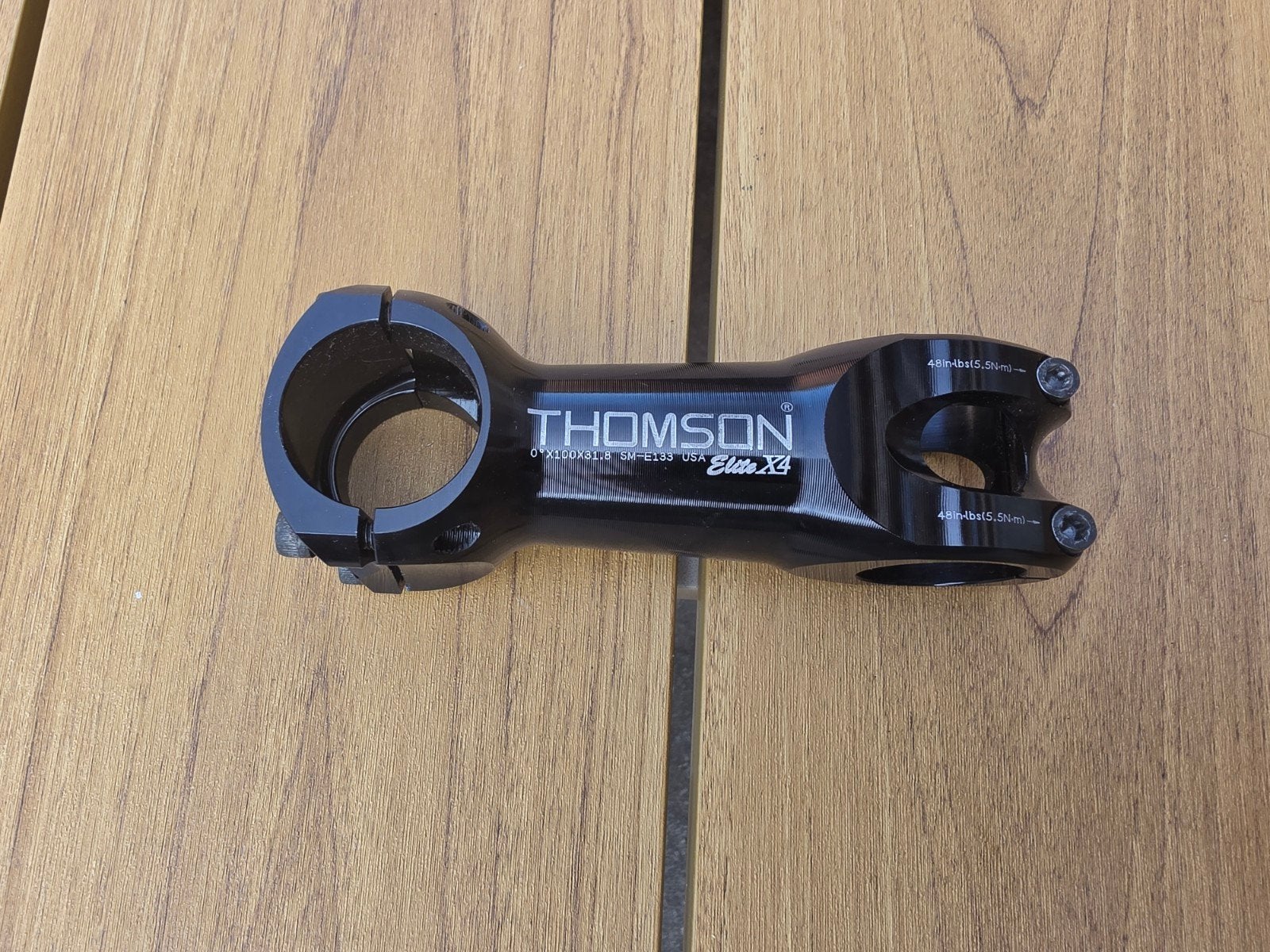Thomson Elite X4 Stuurpen - Zwart, Zo goed als nieuw, Fietsen en Brommers, Racefiets, Stuur, Ophalen of Verzenden, Zo goed als nieuw