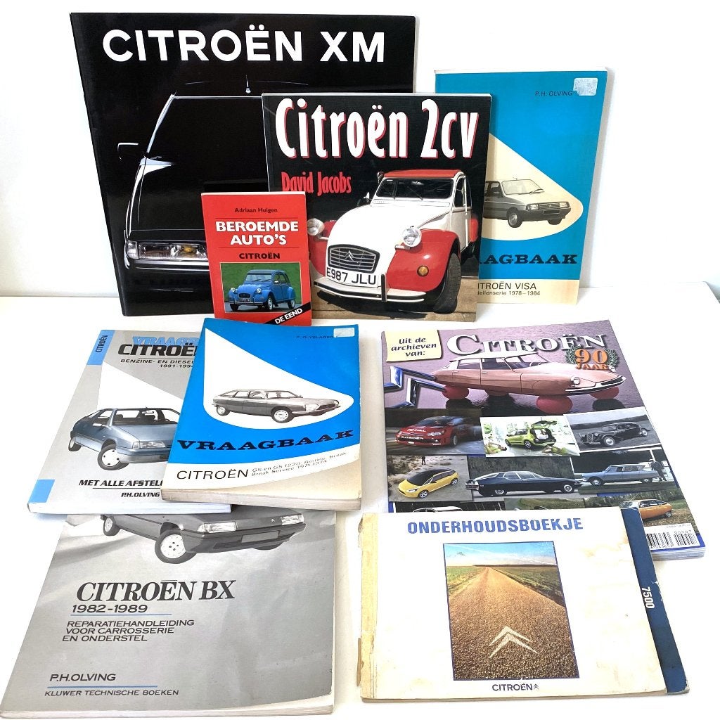 Citroën – Verzameling boeken/brochures, Verzenden, Gelezen, Citroën