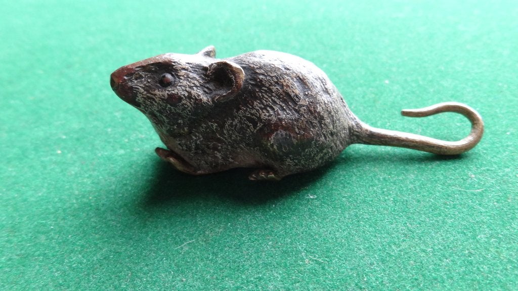Sculptuur Rat Weens brons - gemerkt, Antiek en Kunst, Ophalen of Verzenden, Brons