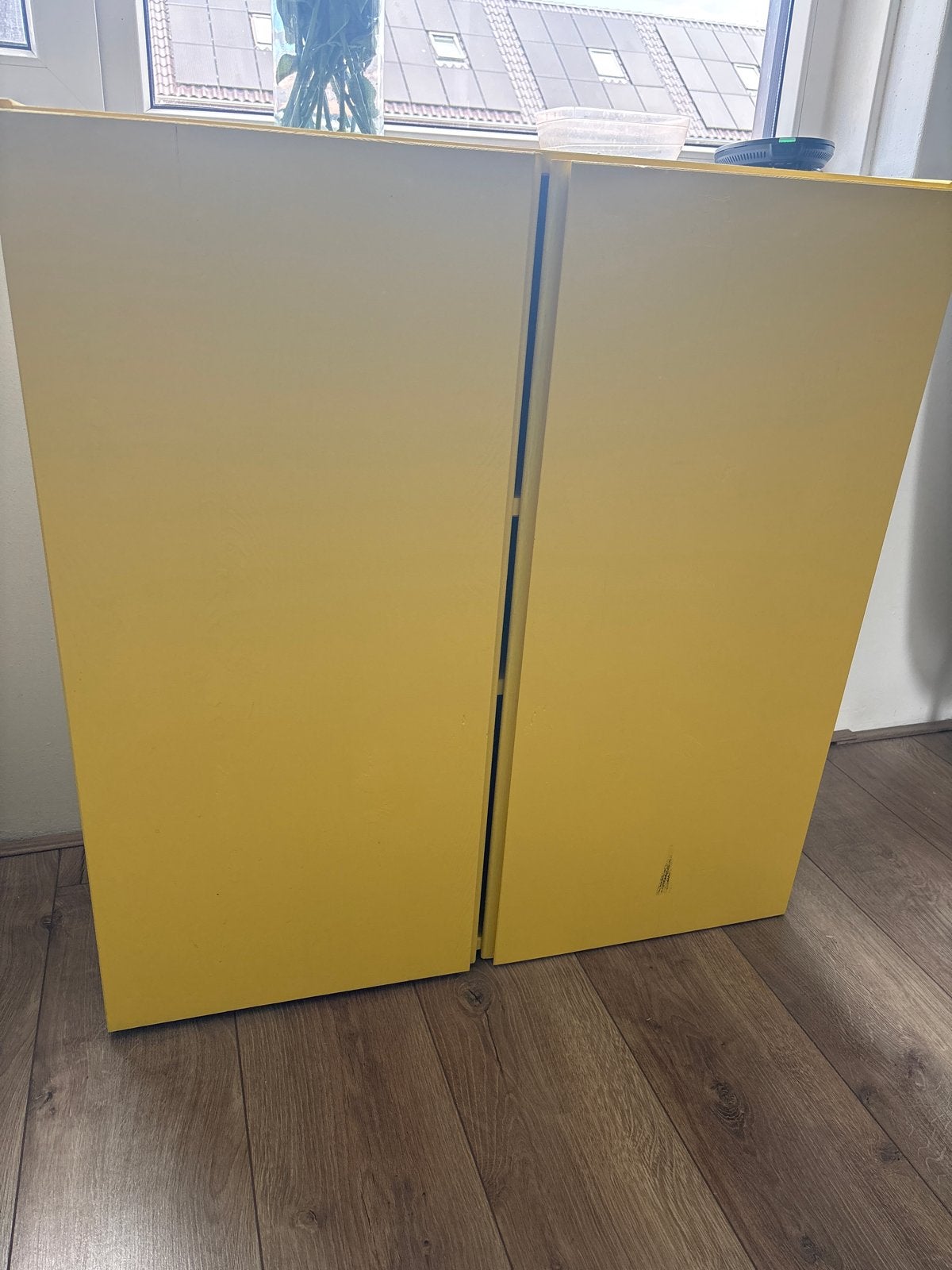 Geel geschilderde Ivar Ikea, Ophalen, Gebruikt