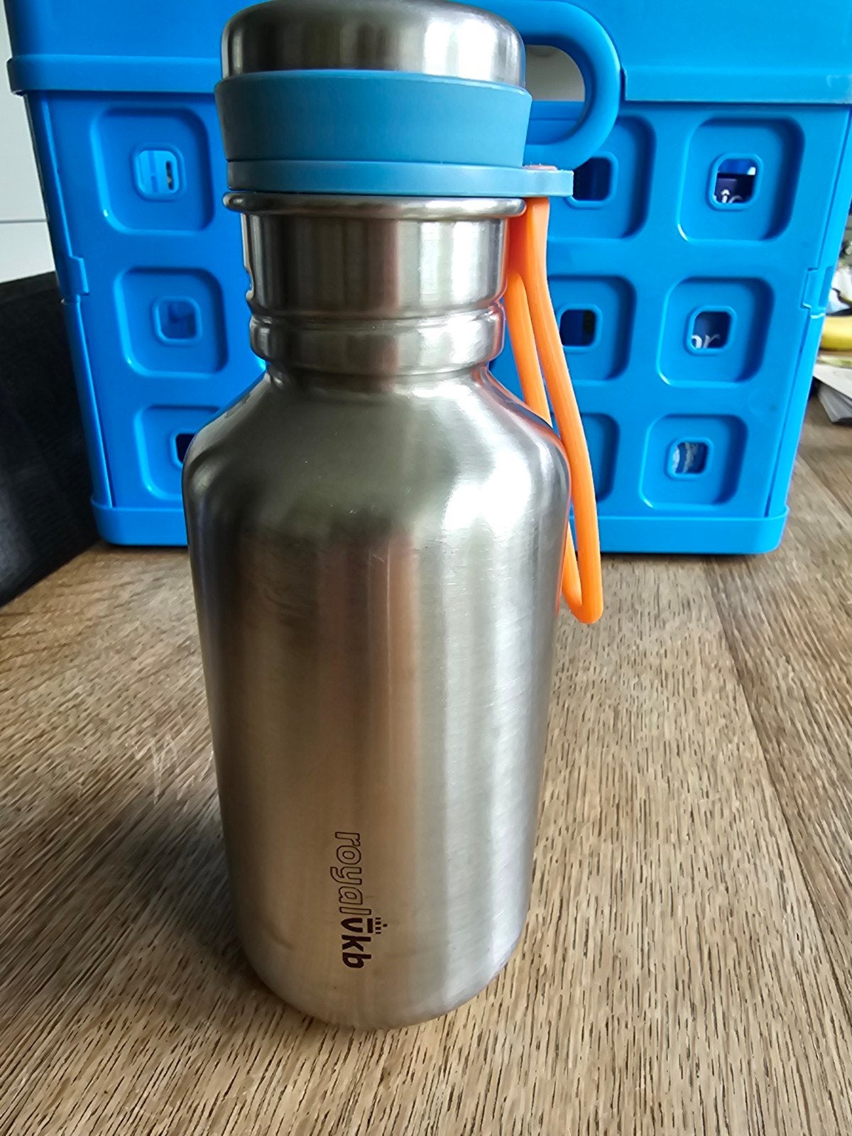 RVS drinkfles royal VKB, Zilver, Ophalen of Verzenden, Metaal, Overige merken
