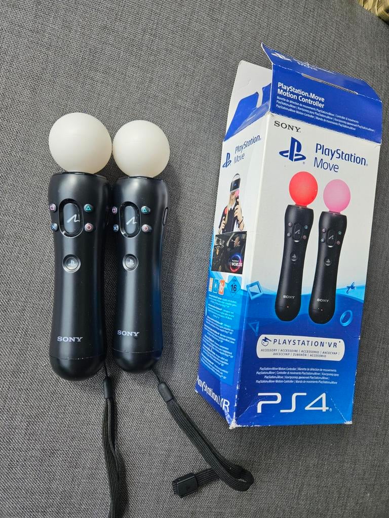 Sony PlayStation Move Motion Controllers (2 stuks) PS4, Ophalen of Verzenden