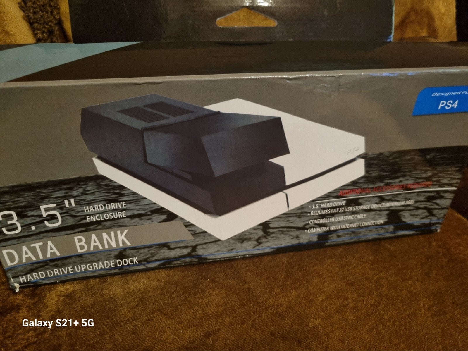 PS4 Data Bank 3.5" Hard Drive Enclosure - Nieuw in doos, Nieuw, Ophalen of Verzenden, Zonder controller, 1 TB