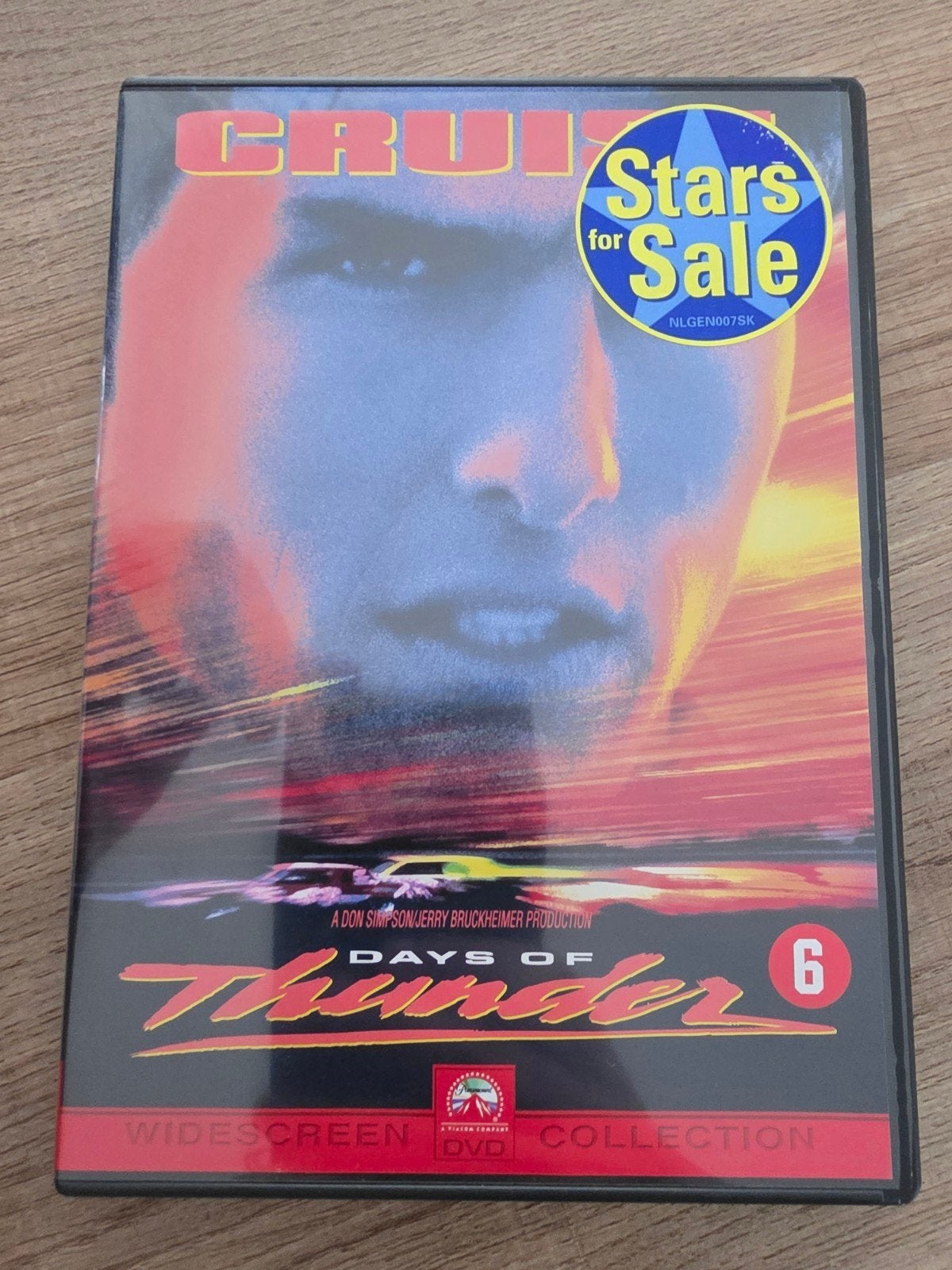 Days of thunder , 1990 , tom cruise, Alle leeftijden, Ophalen of Verzenden, Zo goed als nieuw