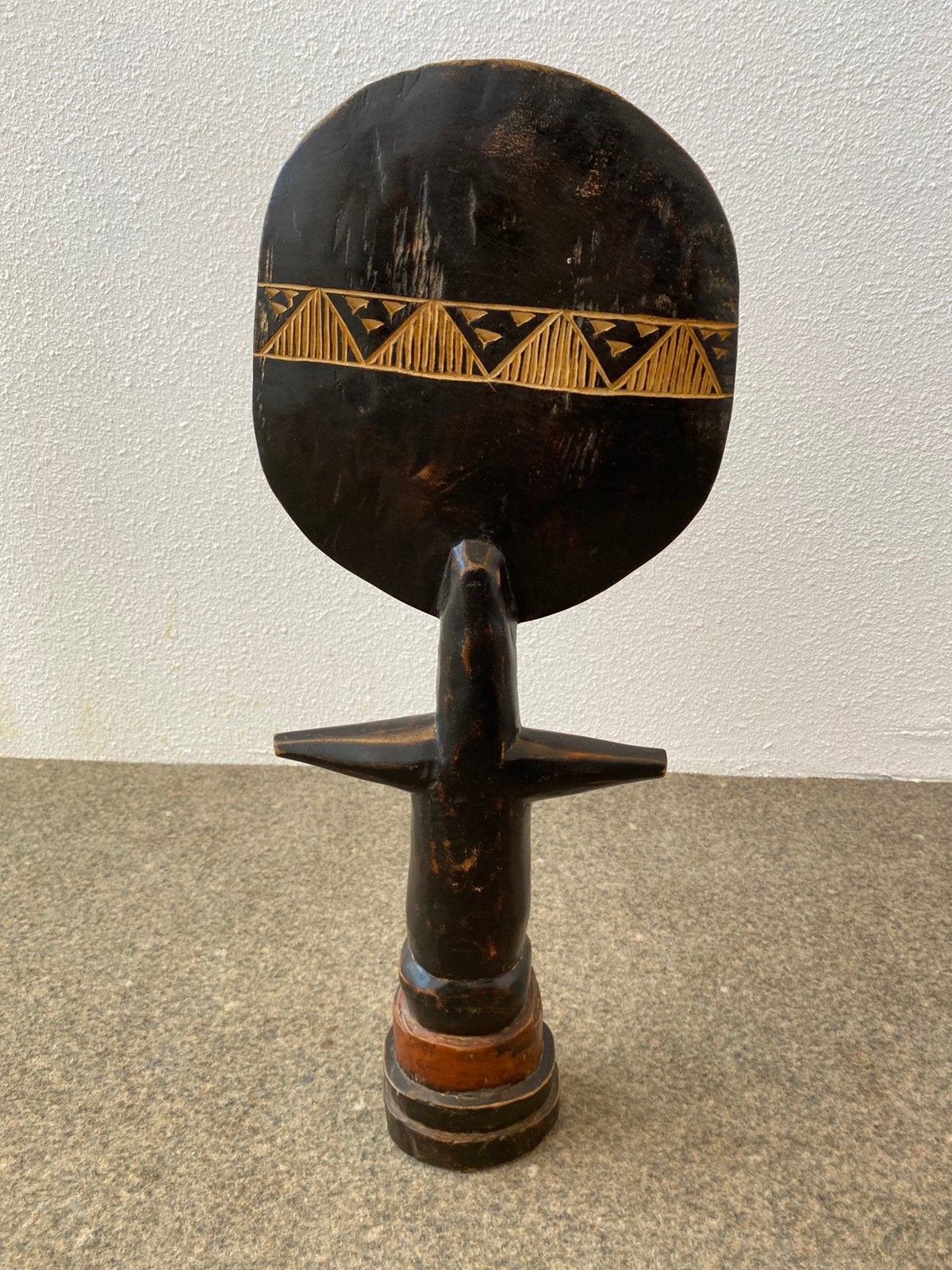 Houten Ashanti Akua’ba (vruchtbaarheidsbeeld uit Ghana), Afrika, Ophalen, Houtsnijwerk