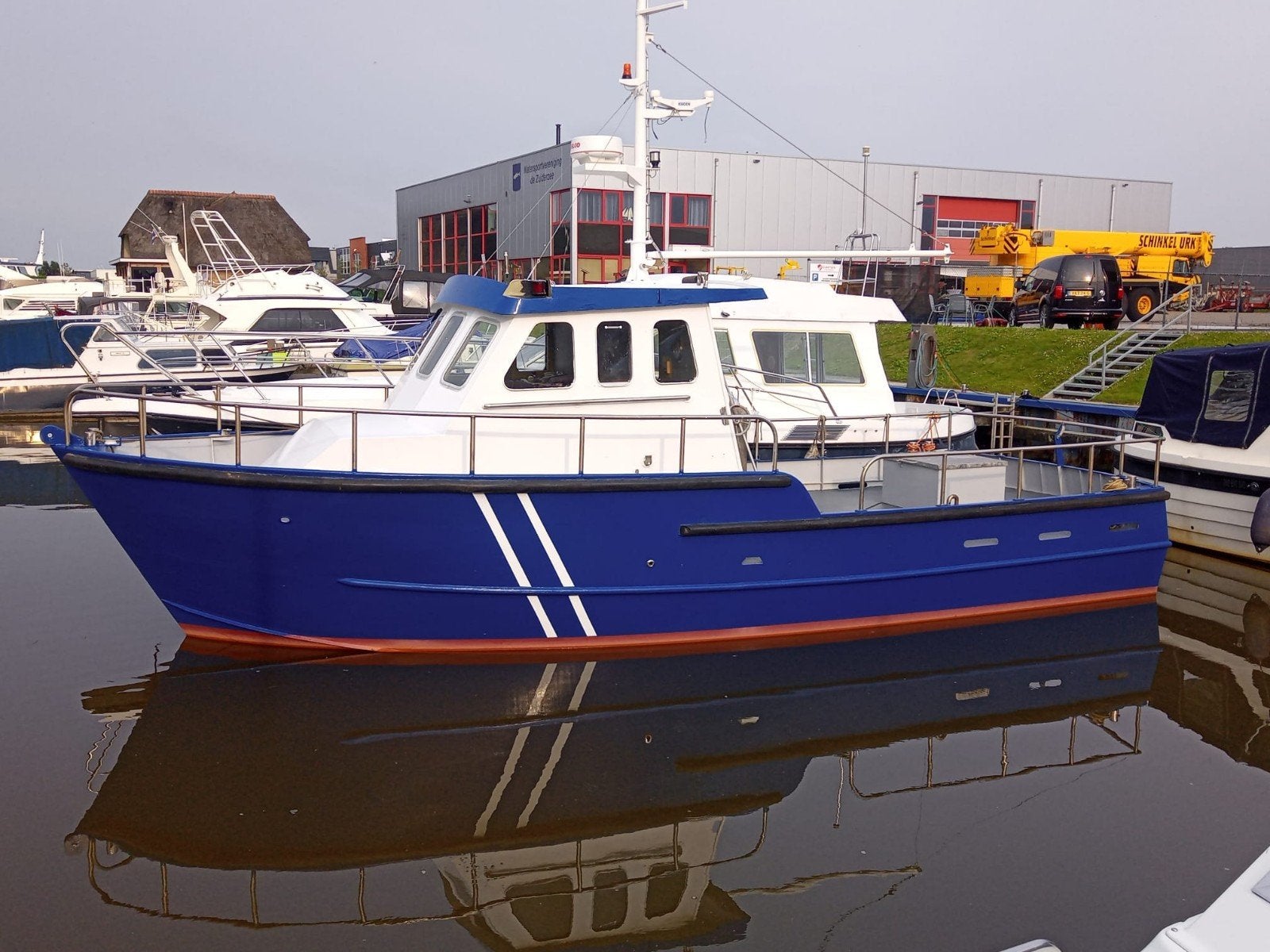 Ex beroepsmatige werkboot direct inzetbaar € 36.500,-, Diesel, Onbekend, Zo goed als nieuw, Onbekend