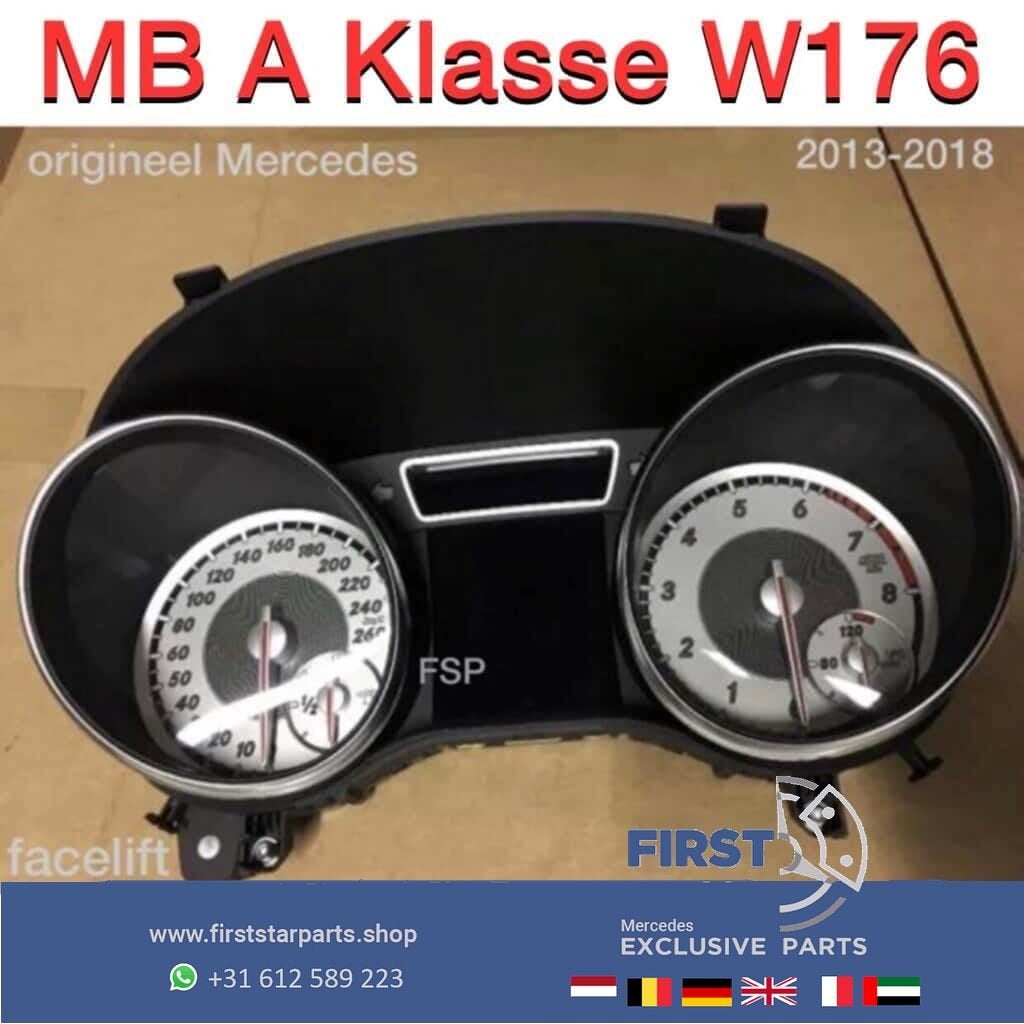 W176 AMG LINE Tellerklok Mercedes A Klasse INSTRUMENTENPANEE, Auto-onderdelen, Gebruikt, -, Ophalen of Verzenden, -