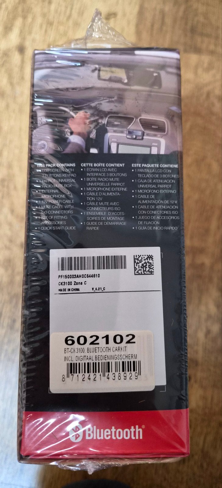 Parrot CK3100 LCD Bluetooth Carkit handsfree NIEUW, Ophalen of Verzenden, Nieuw