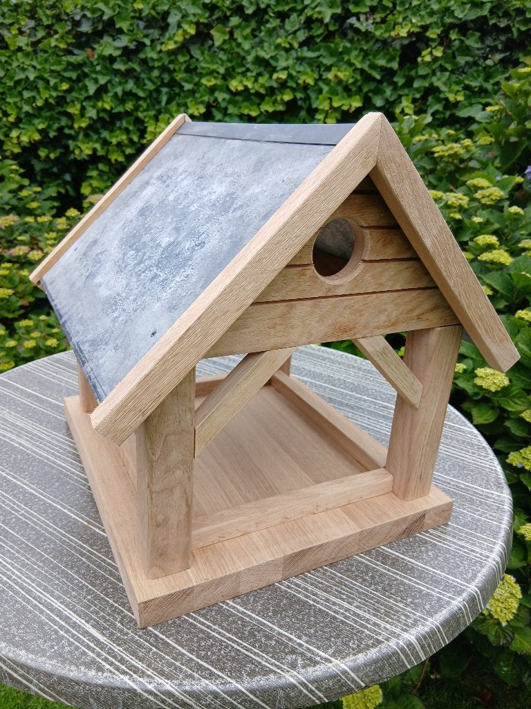 Eiken vogelvoederhuis, Ophalen of Verzenden, Nieuw