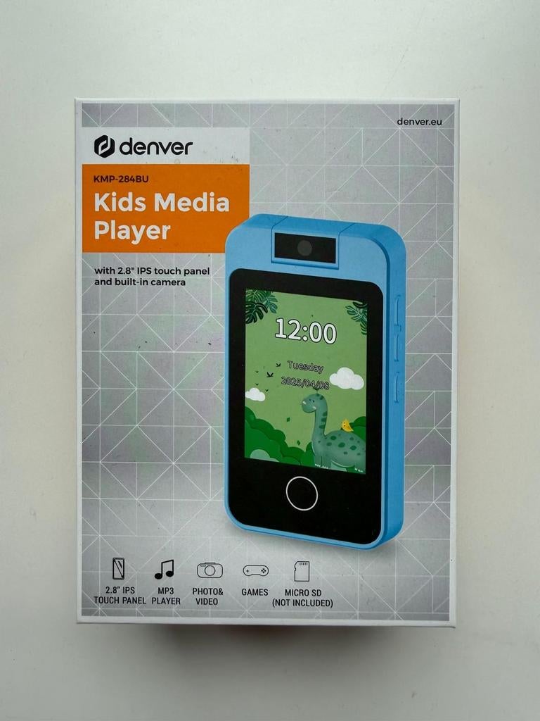 Denver Kids Media Player KMP-284BU - Nieuw in doos, Ophalen, Nieuw, Overige merken, Minder dan 2 GB