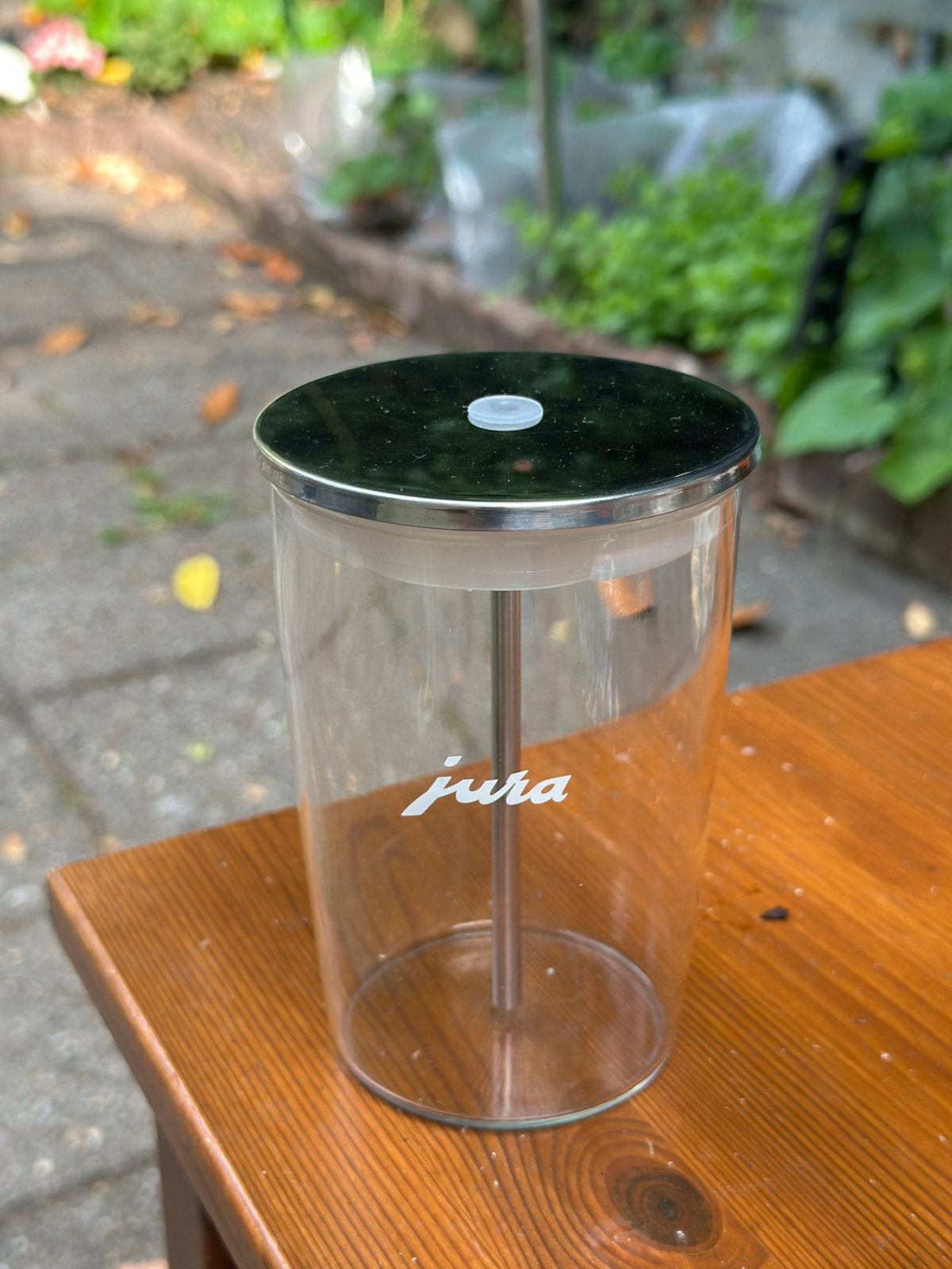 Glazen Melkreservoir voor JURA Koffiemachine, Ophalen of Verzenden, Zo goed als nieuw