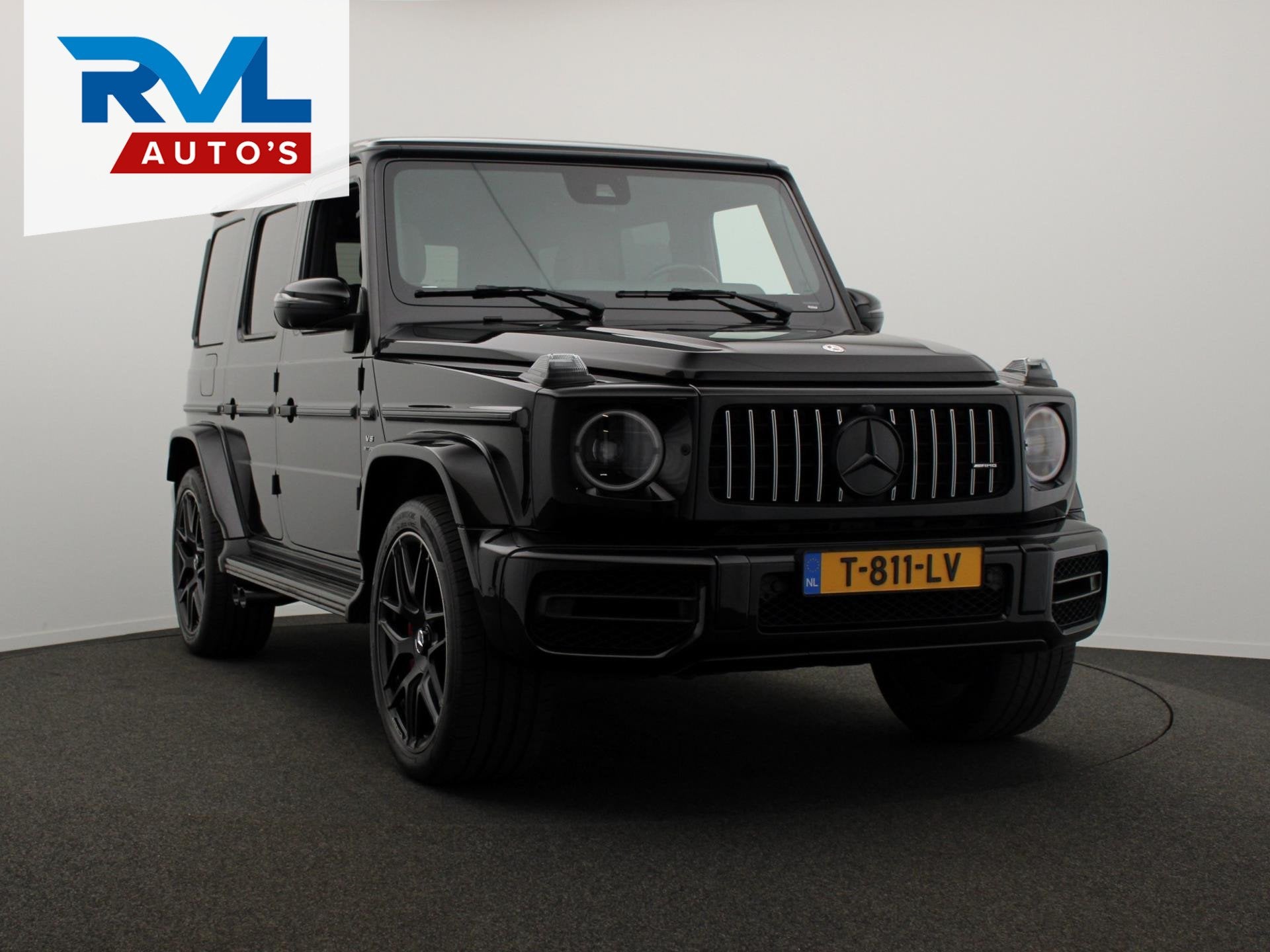 Mercedes-Benz G-klasse 63 AMG 585 PK, Burmester, Distronic/P, Auto's, Automaat, G-Klasse, Zwart, Leder