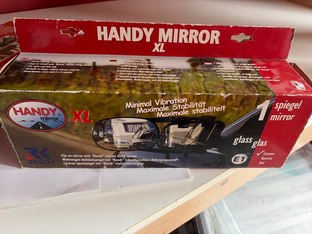 Handy Mirror XL Caravan Opzetspiegel - Nieuw in doos, Ophalen, Gebruikt, Universele onderdelen