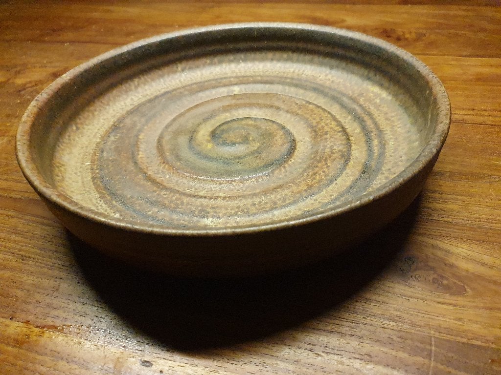 Prachtig zware mobach schaal diameter 32 cm, Antiek en Kunst, Ophalen of Verzenden