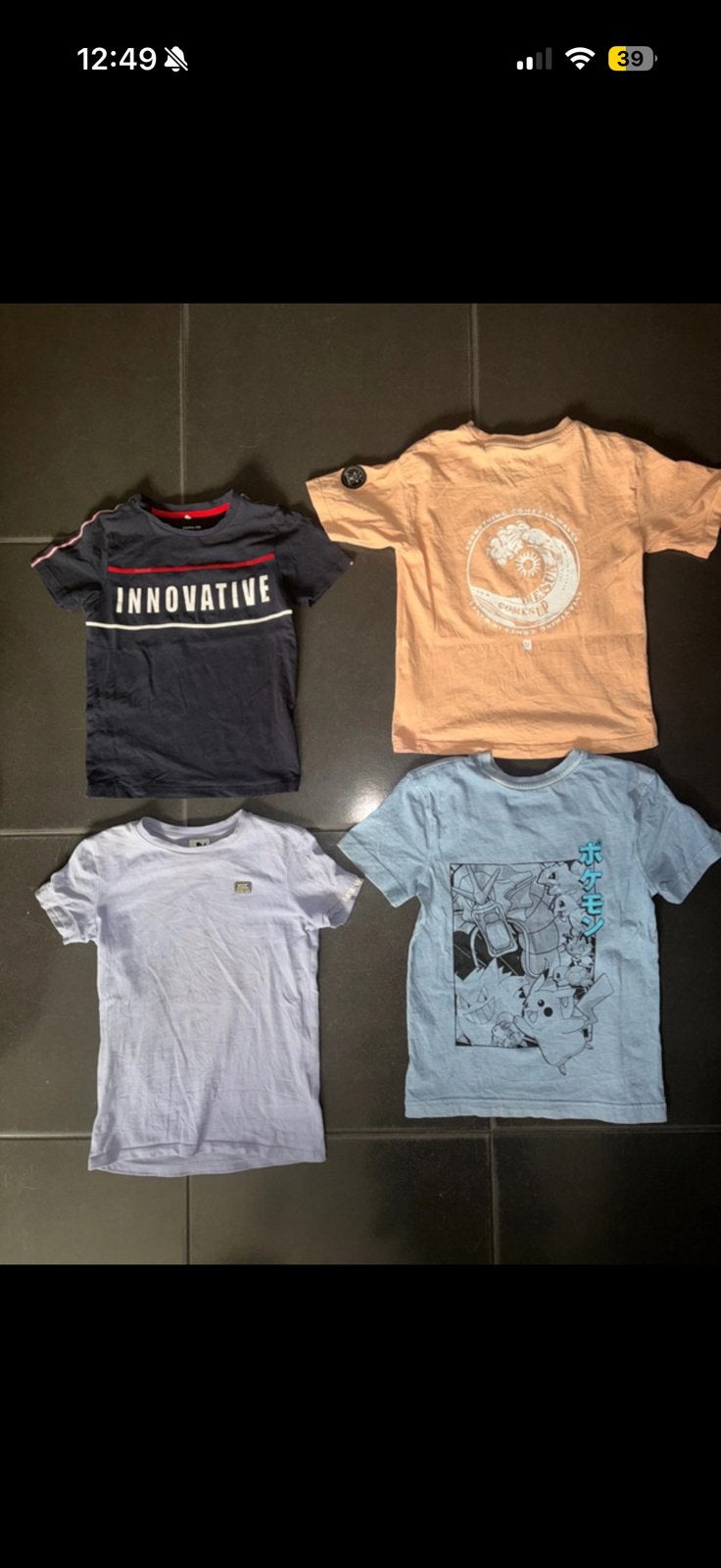 122/128 4x merk tshirts, Ophalen of Verzenden, Zo goed als nieuw, Jongen, Shirt of Longsleeve
