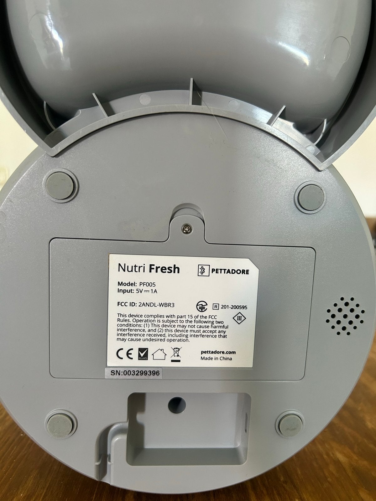 Pettadore Nutri Fresh automatische voerbak – als nieuw, Ophalen