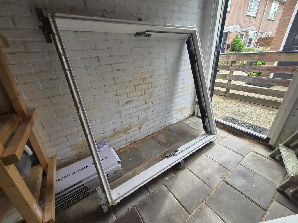 Velux Dakraam Wit met hor 1.40 m x 1.34 m, Ophalen, Kunststof, Overige typen, Minder dan 200 cm