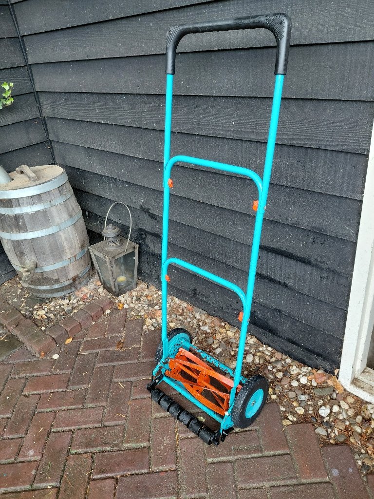 Grasmaaier, Ophalen, Gebruikt, Handgrasmaaier, Balkmaaier