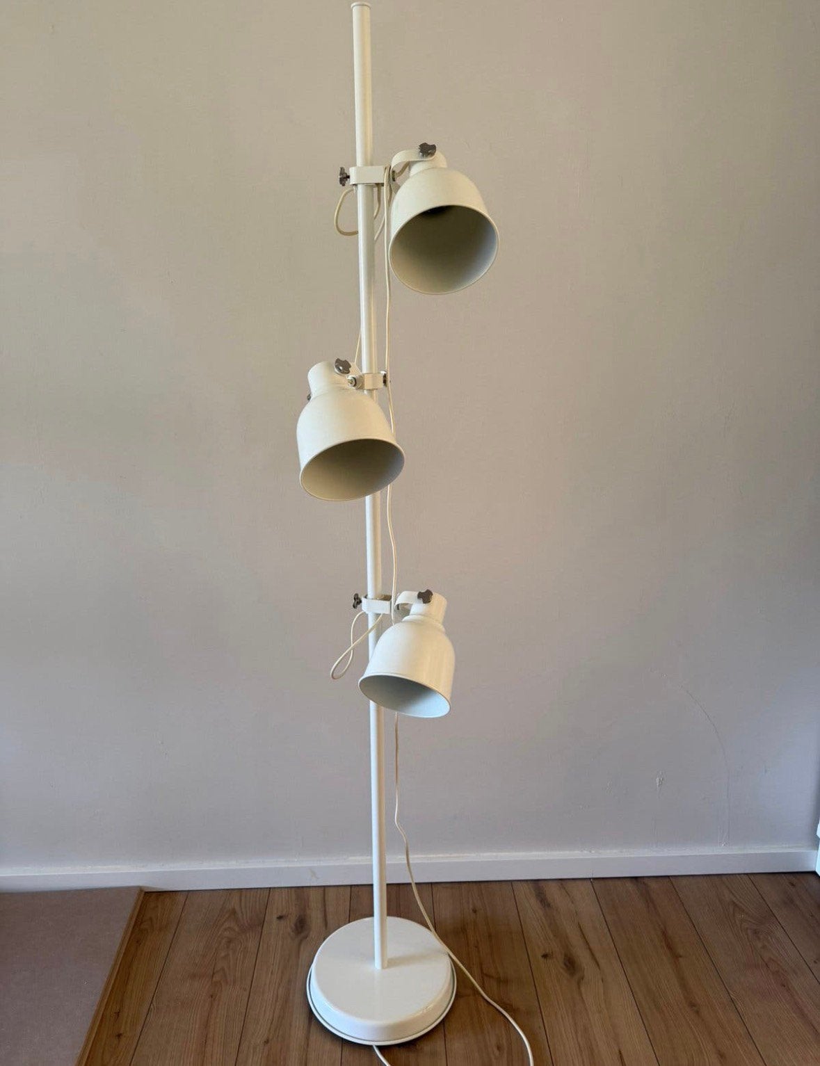 IKEA Hektar vloerlamp wit, Ophalen, Gebruikt, Metaal, 150 tot 200 cm