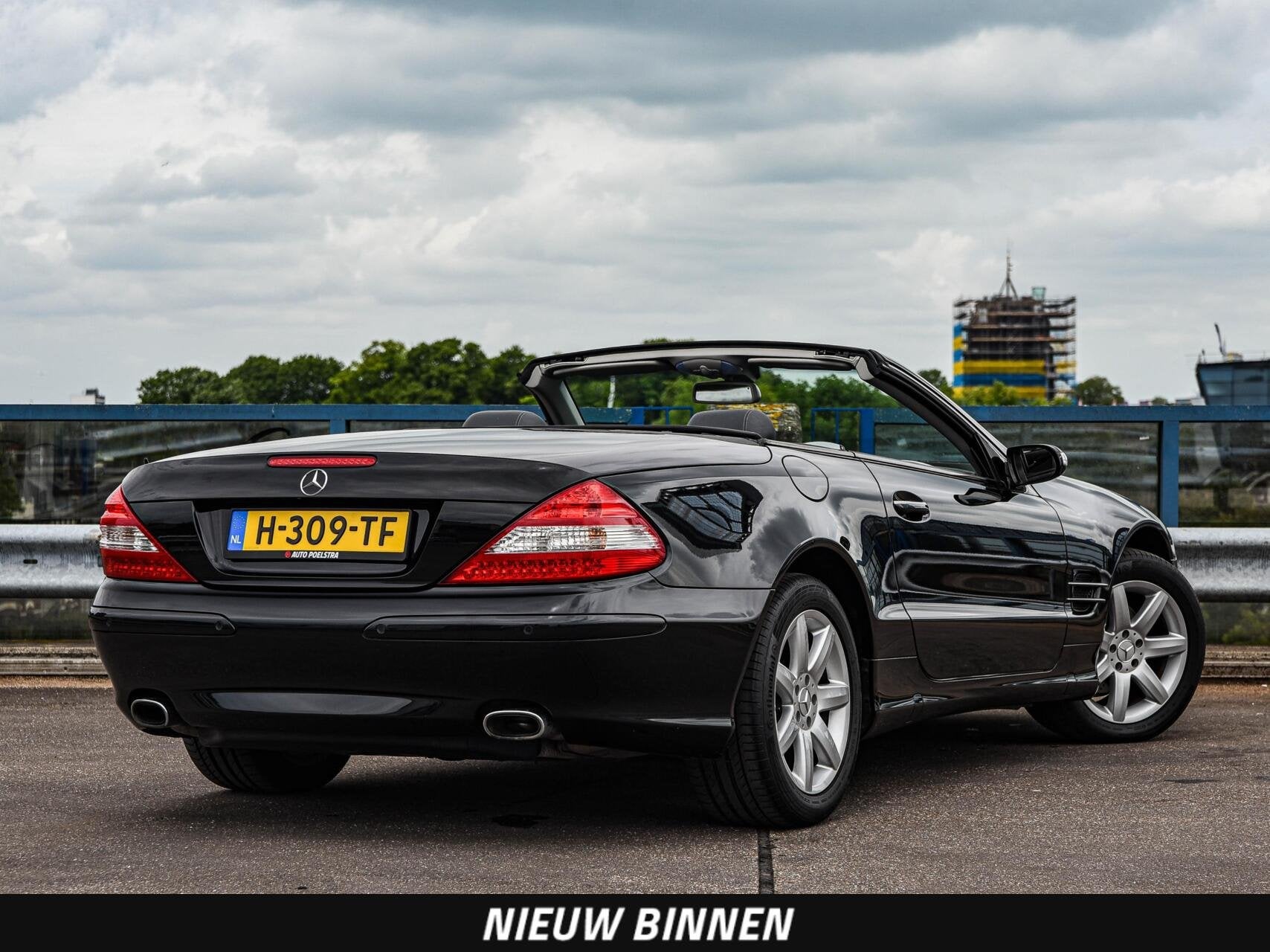 Mercedes-Benz SL-klasse 350 Xenon Leder Memory Stoelverwarmi, Auto's, Mercedes-Benz, Automaat, Achterwielaandrijving, Zwart, Cabriolet