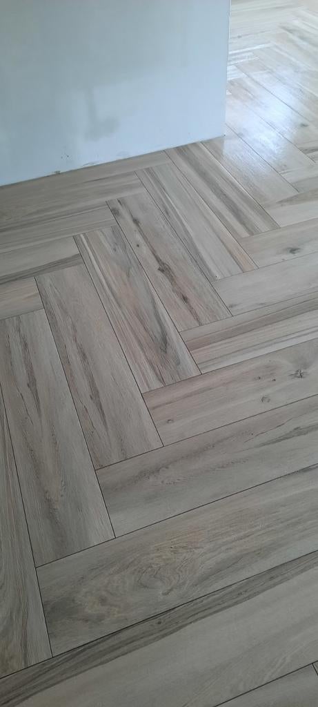 Volkeramische tegel houtlook #binnen, buiten#, Tuin en Terras, Tegels en Klinkers, Ophalen, Nieuw, Keramiek, Terrastegels