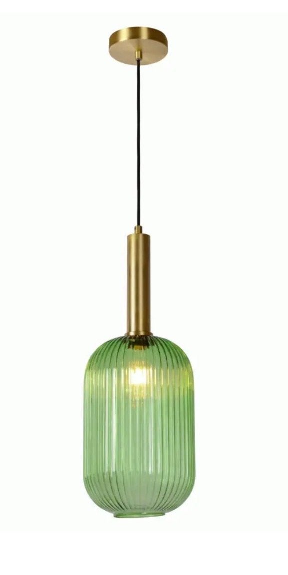 Lucide hanglamp Maloto groen Ø20 cm, Ophalen, Gebruikt, Glas
