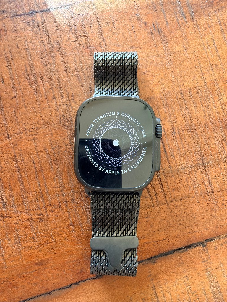 Apple ultra 2 zwart in nieuwstaat., Ophalen, Apple Watch ⌚️, Zwart, IOS