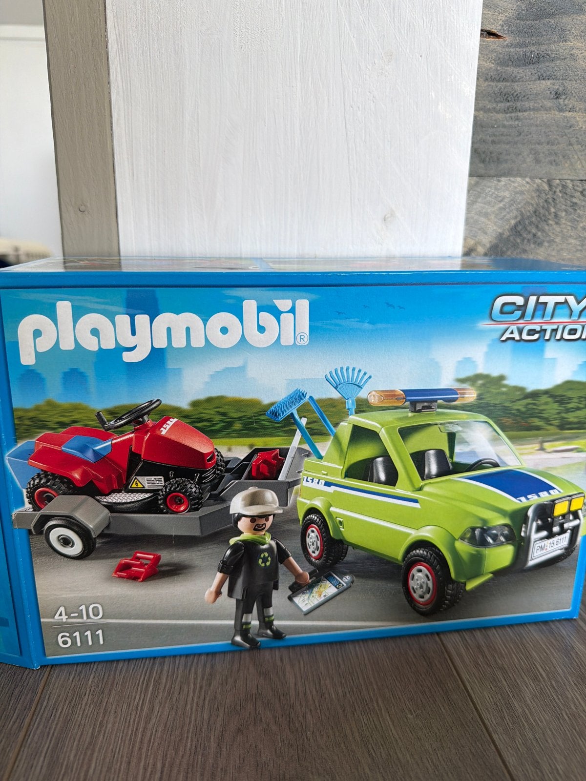 Playmobil City Action 6111 Quad met aanhanger, Ophalen of Verzenden, Zo goed als nieuw, Jongen of Meisje