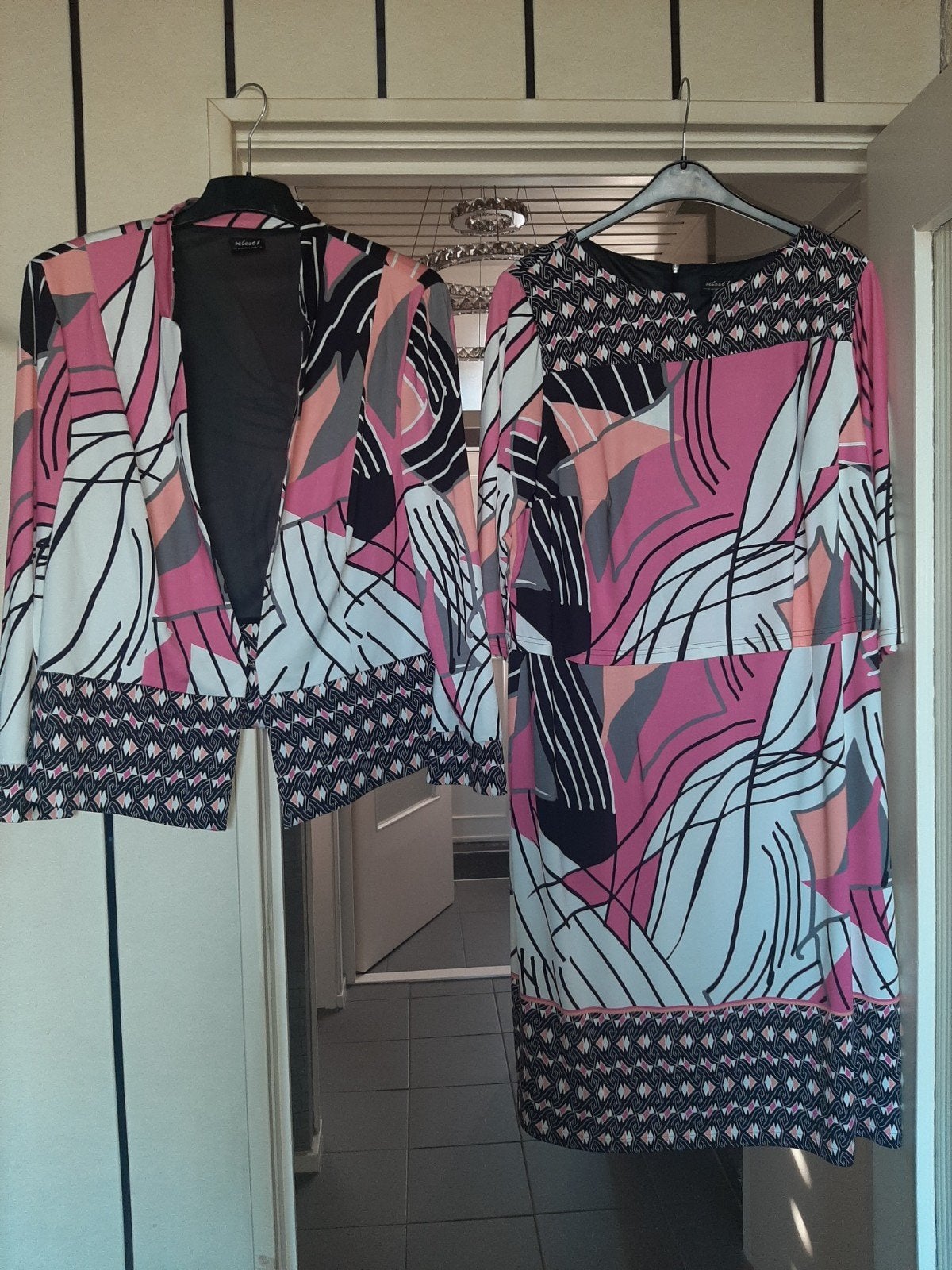 HERMANN LANGE SELECT jurk & jasje maat 48, Hermann lange, Verzenden, Zo goed als nieuw, Maat 46/48 (XL) of groter
