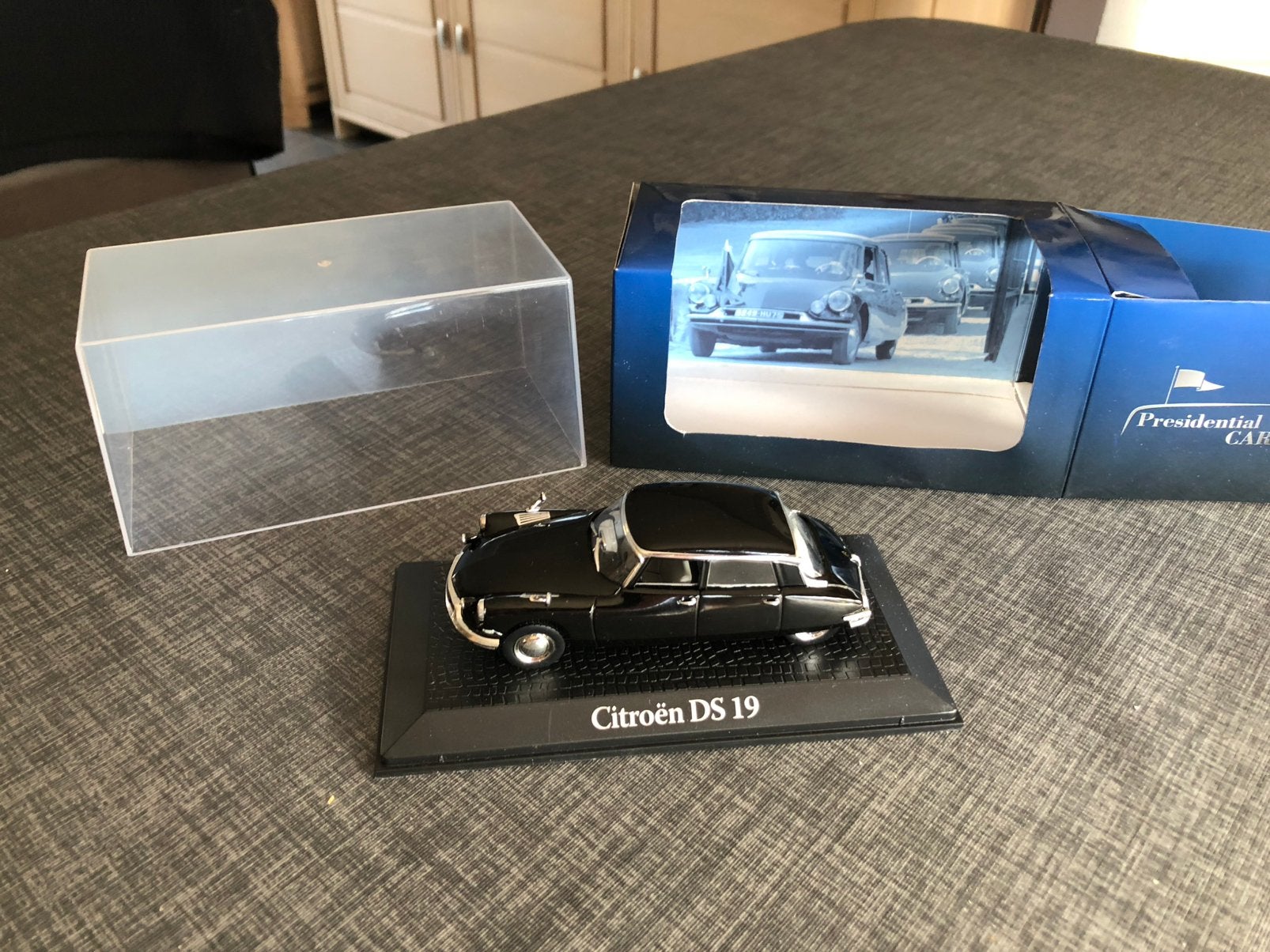 Atlas president car 1/43 Citroën ds19, Ophalen, Zo goed als nieuw, Auto, Overige merken