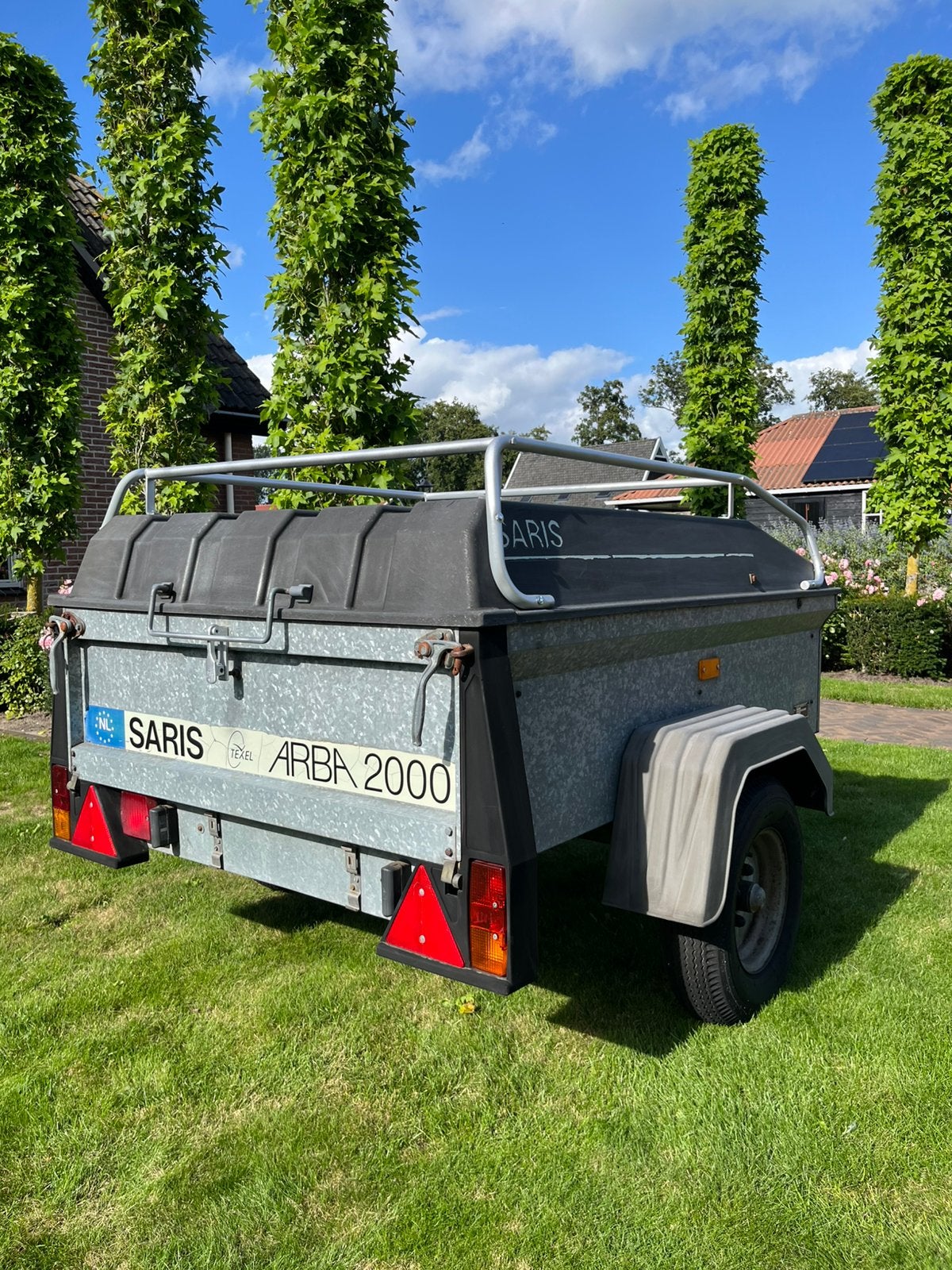 Aanhanger / bagagewagen / viskar Saris Arba en Ansa 400, Auto diversen, Aanhangers en Bagagewagens, Ophalen, Zo goed als nieuw