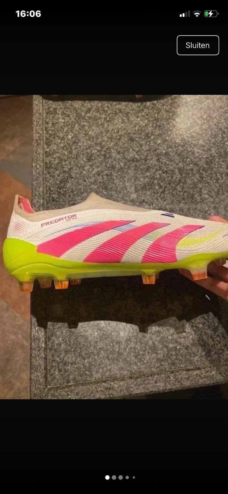 Adidas Predator voetbalschoenen - Zo goed als nieuw, Ophalen of Verzenden, Zo goed als nieuw, Schoenen