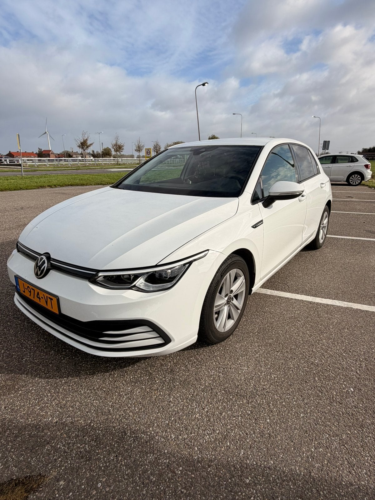Volkswagen Golf 2.0 TDI 115pk 2019 Wit GOLF 8, Auto's, Voorwielaandrijving, 1280 kg, 4 cilinders, Wit