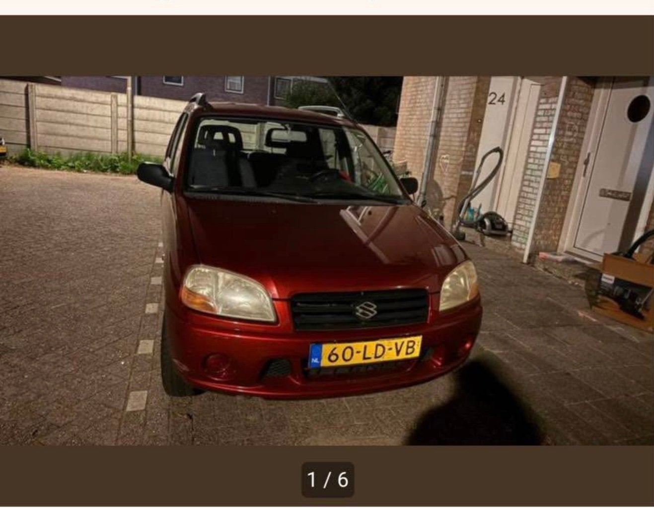 Suzuki Ignis 1.3 GL AUT 2002 Rood, Auto's, 83 pk, Stof, 31 €/maand, 1328 cc