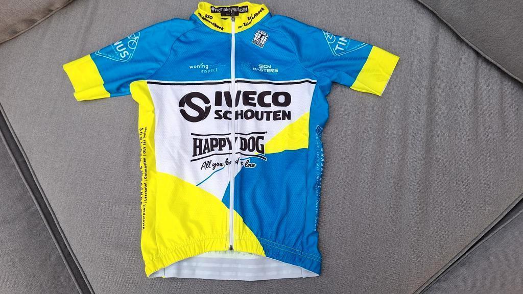 Wielrenshirt korte mouw met rits kind maat K4 ZGAN, Fietsen en Brommers, Fietsaccessoires | Fietskleding, Kinderen, Onbekend, Overige maten