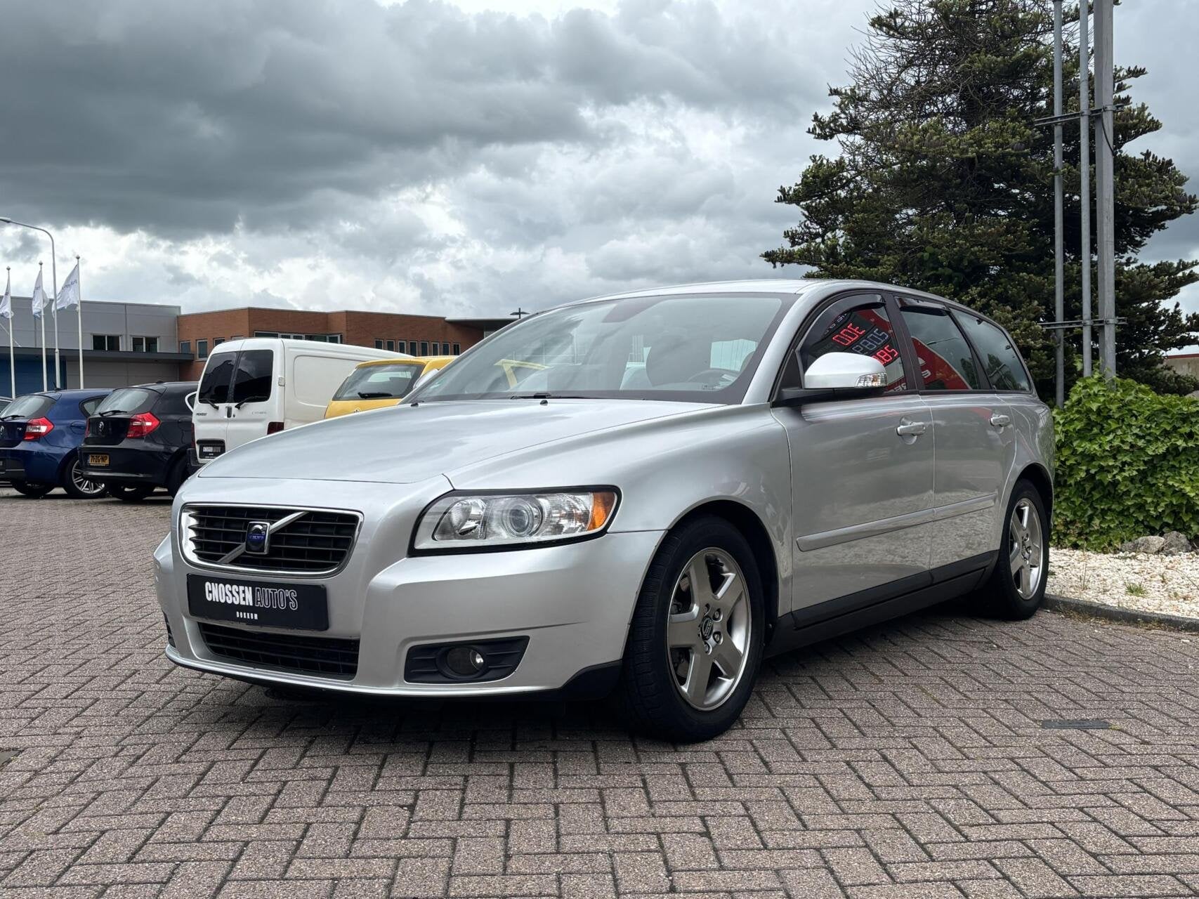 Volvo V50 1.6D S/S Sport, Airco, Cruise, Navi, Carplay., Auto's, Voorwielaandrijving, Euro 5, Stof, Gebruikt