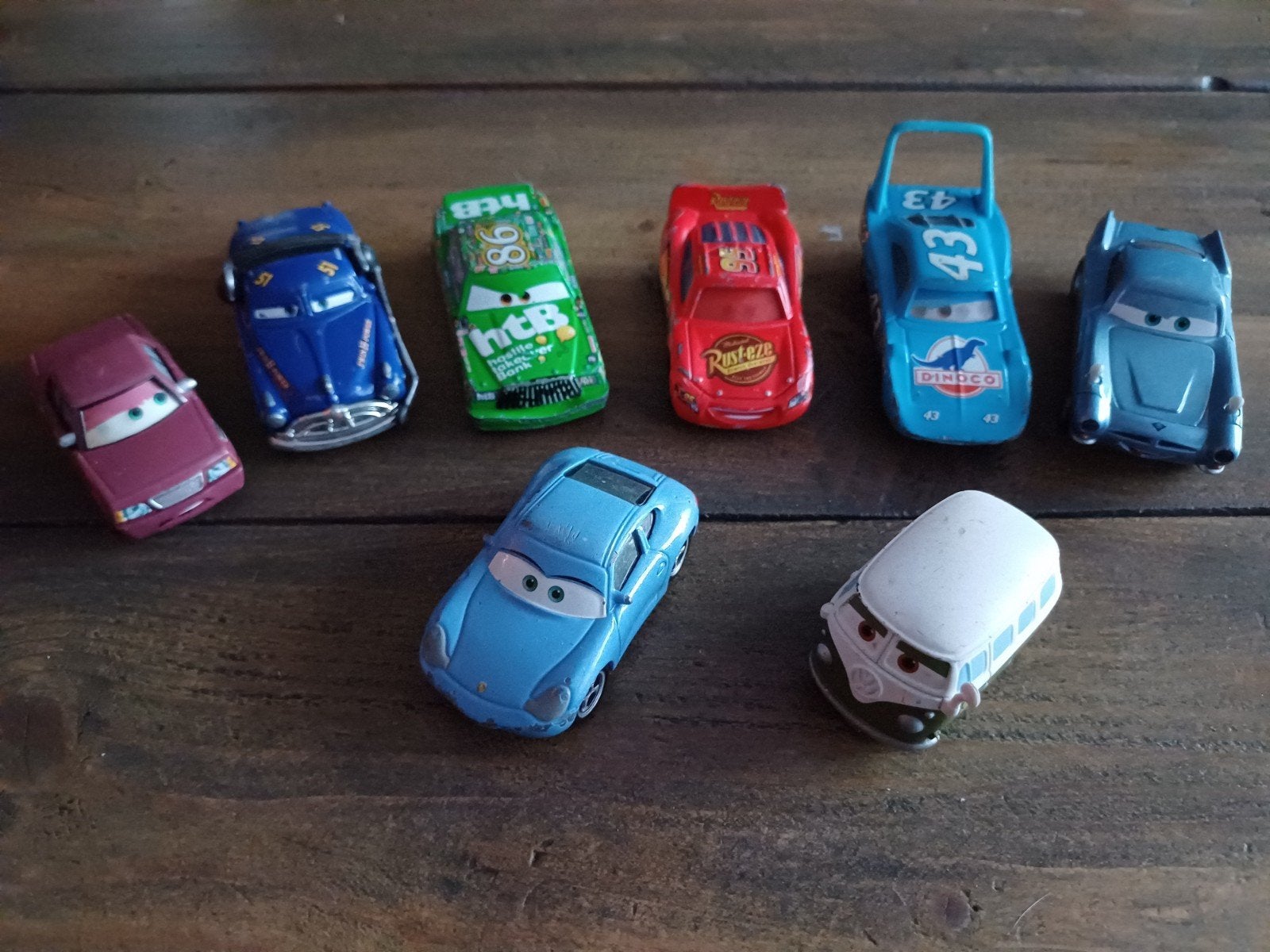 Te koop Disney Cars auto's (4), Ophalen, Gebruikt
