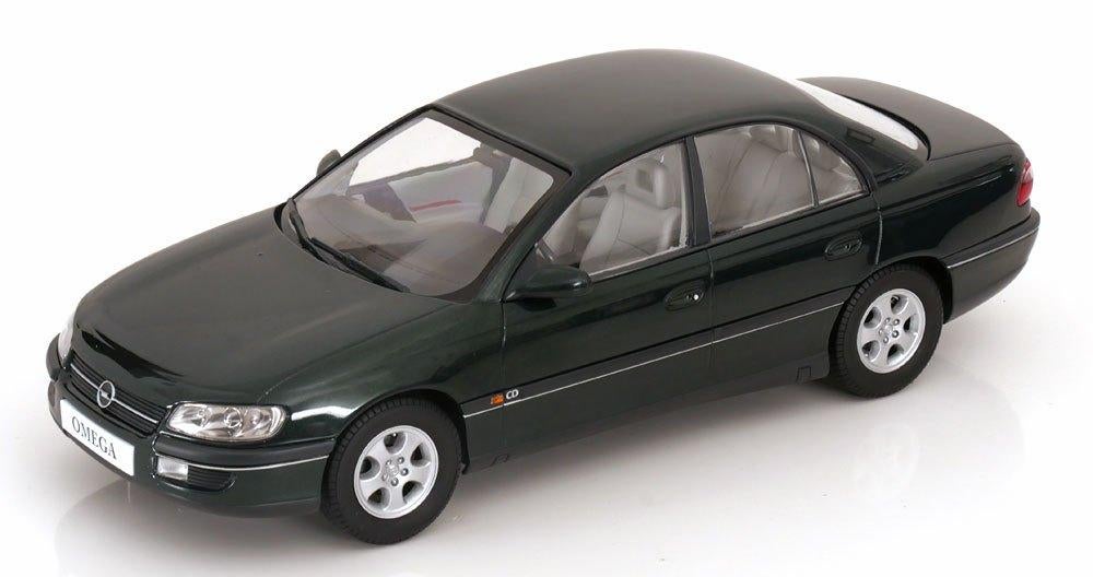 Opel Omega B Limousine 1996 Donkergroen Metallic 1-18 Triple, Overige merken, Tschuiten@hotmail.com, Duitsland, Auto