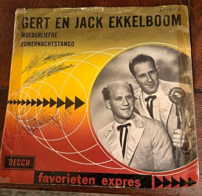 Gert en Jack Ekkelboom - Moederliefde/Zomernachtstango, Ophalen of Verzenden, Gebruikt, Nederlandstalig