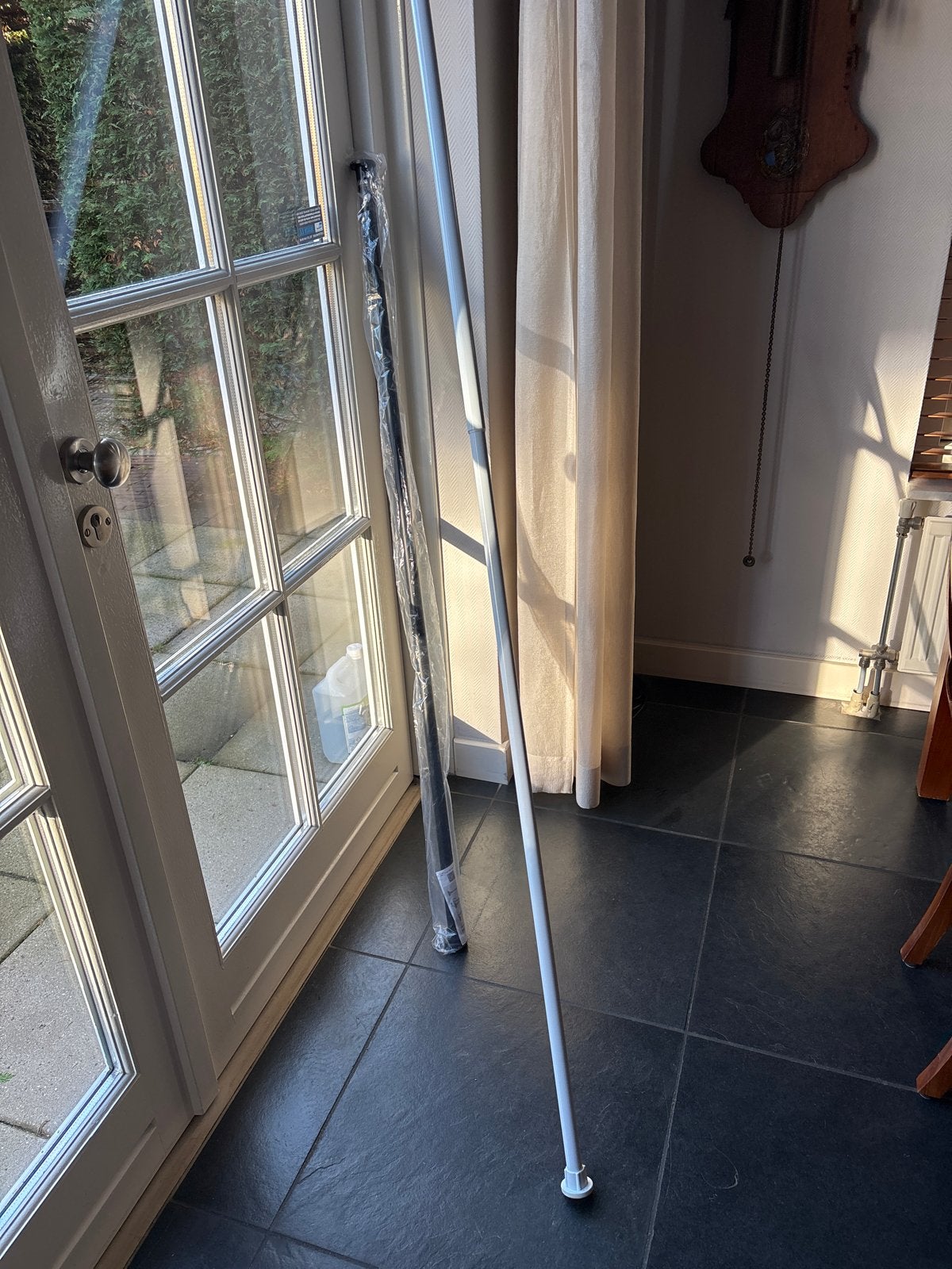Gordijnroede wit en zwart - Nieuw in verpakking, Ophalen of Verzenden, Nieuw, Wit, Overige typen