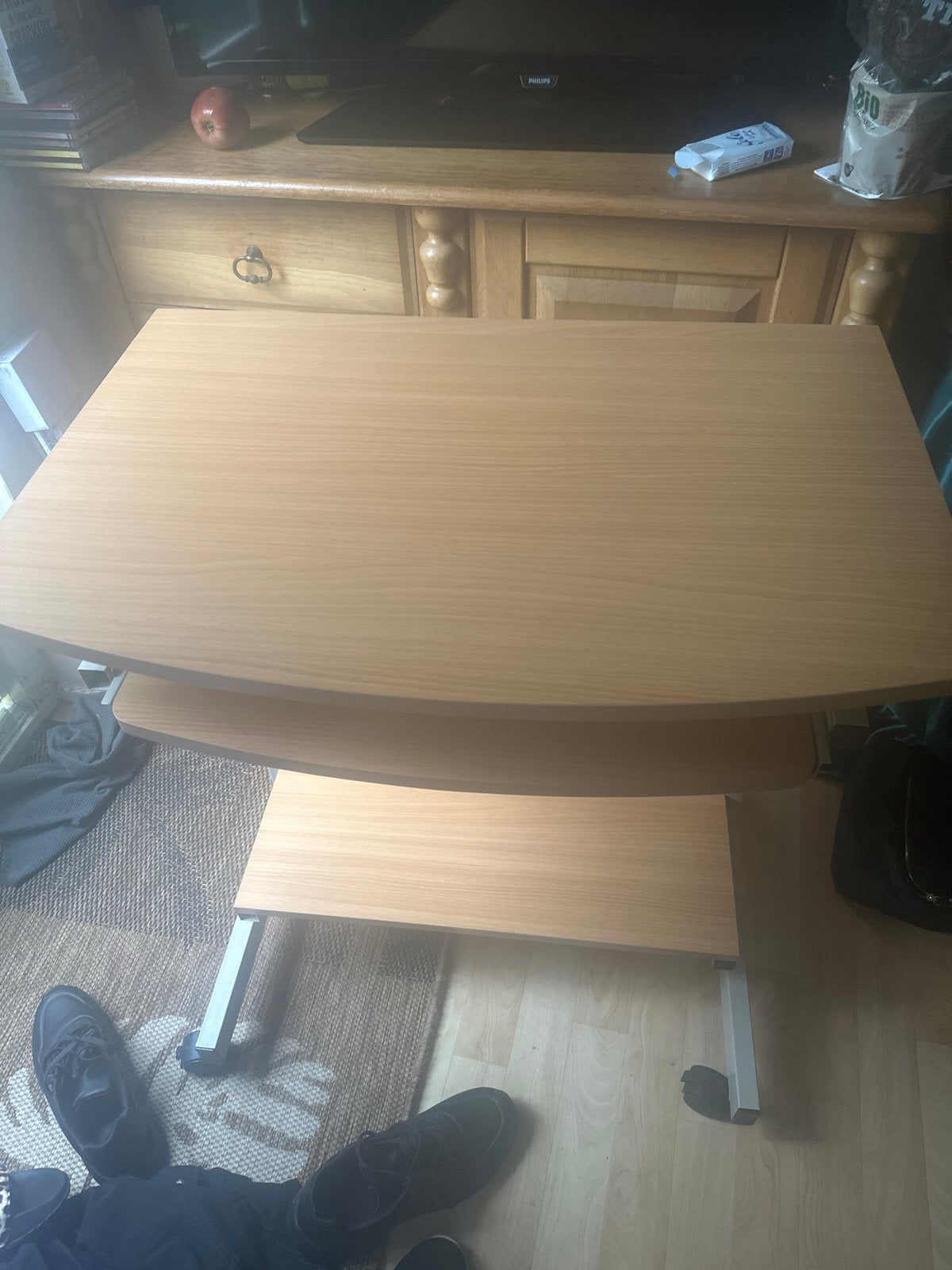 Verrijdbaar bijzettafeltje / laptoptafel, Ophalen, Gebruikt, Minder dan 70 cm, Minder dan 40 cm